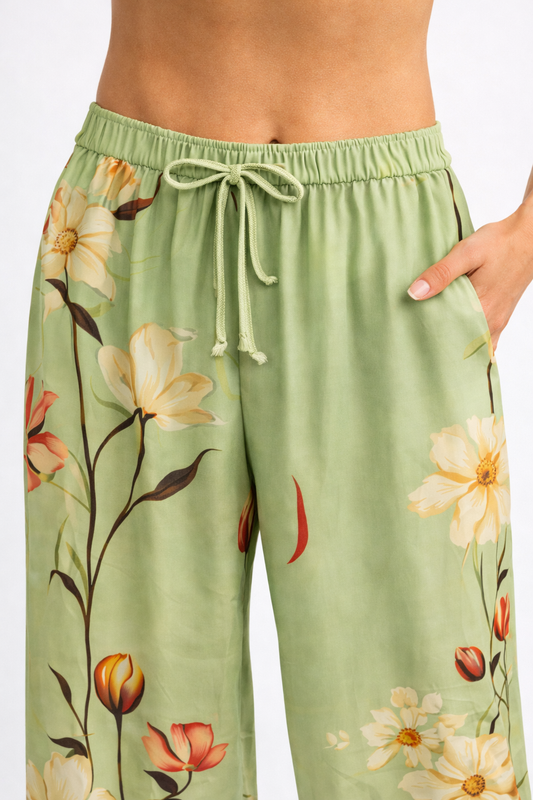 Relaxed Resort Pant in Matcha