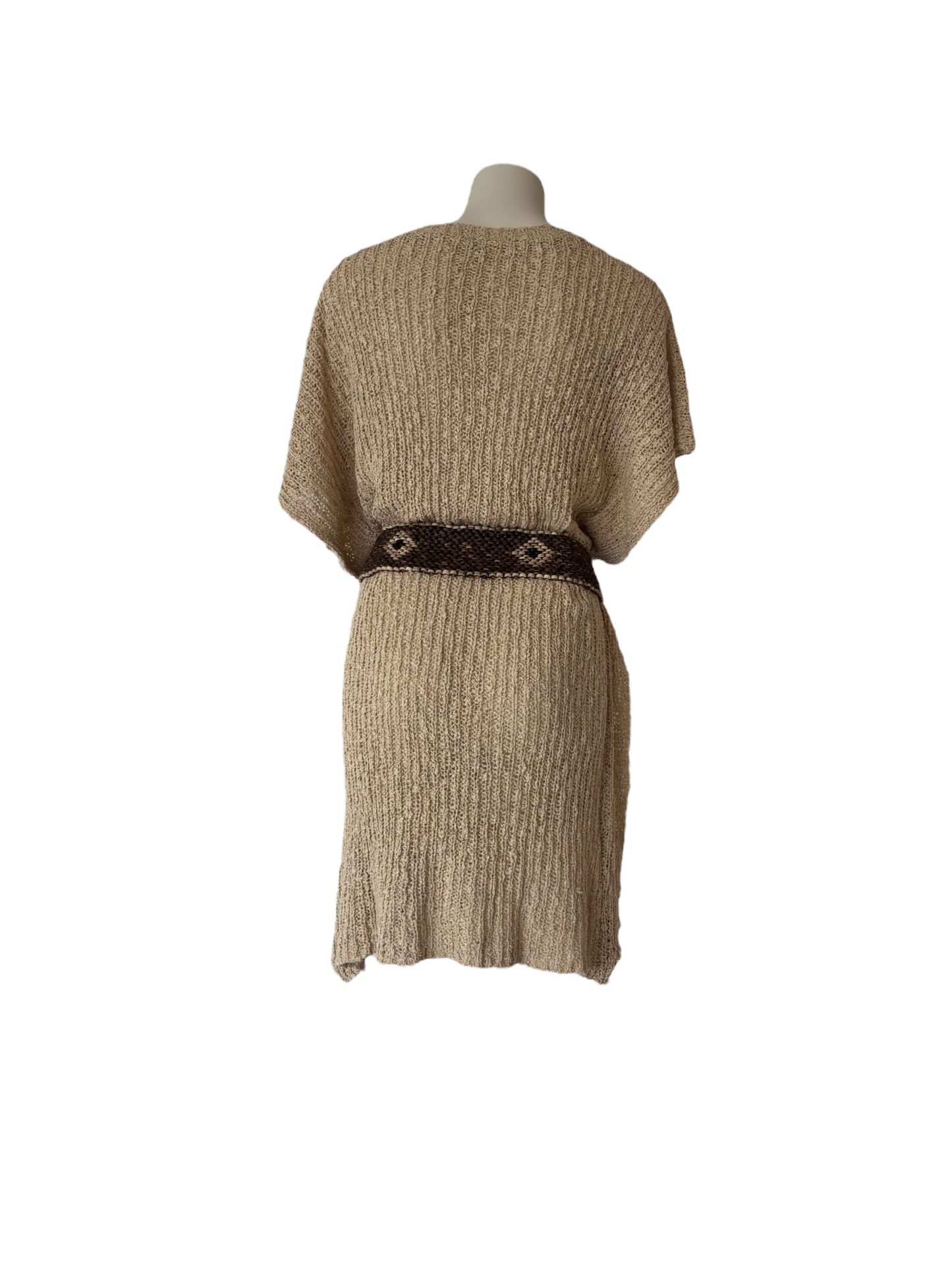 Mini Knit Dress in Sand